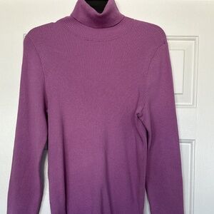 Ralph Lauren Purple Turtle Neck Sweater